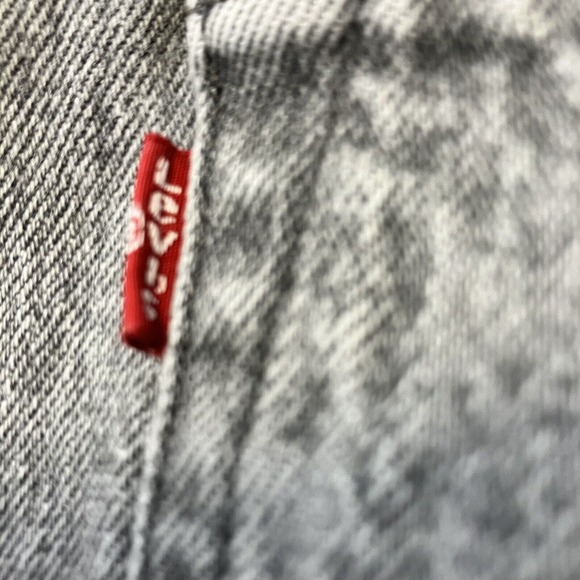 Levis 501 Jeans Dirienzo Gray Rigid Denim Men’s 36x30 Y2K Button Fly Orig. Fit - Picture 6 of 13